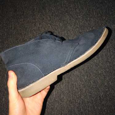 J.Crew Blue Suede Chukka Boots - image 1