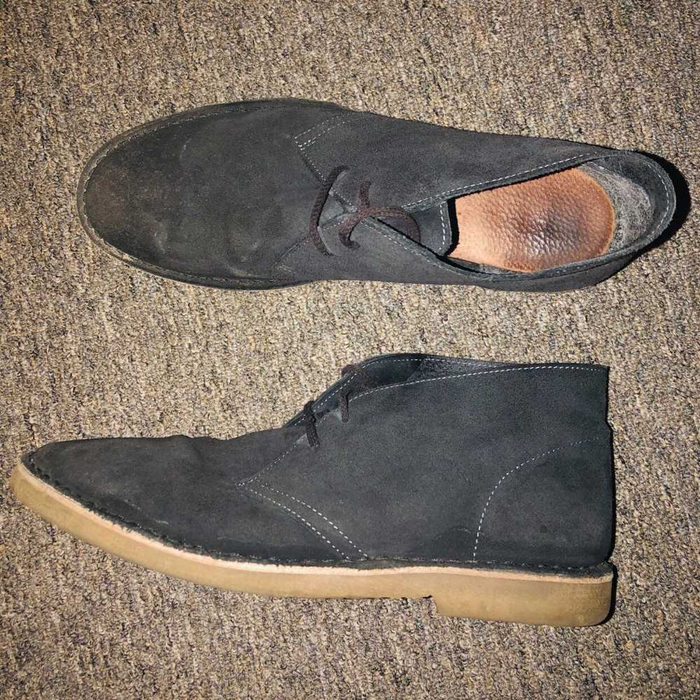 J.Crew Blue Suede Chukka Boots - image 3