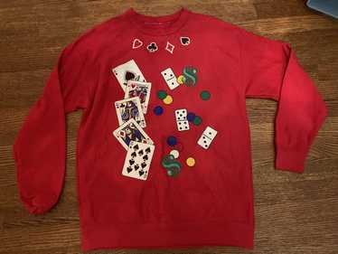 Vintage Vintage gambling casino jackpot crewneck - image 1