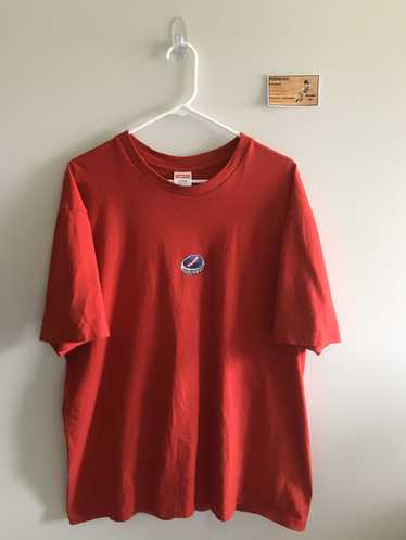 国内発送Supreme Bottle Cap Tee red M Tシャツ/カットソー(半袖/袖なし)