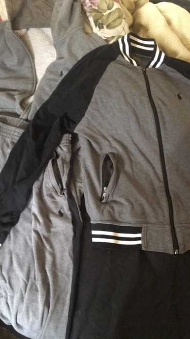 Polo Ralph Lauren Full Fleece Sweat Suit Black Jacket 2XLT Jacket 3XB Pants  READ