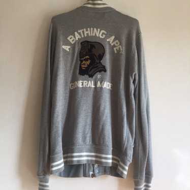 BAPE Sweat Cardigan Navy