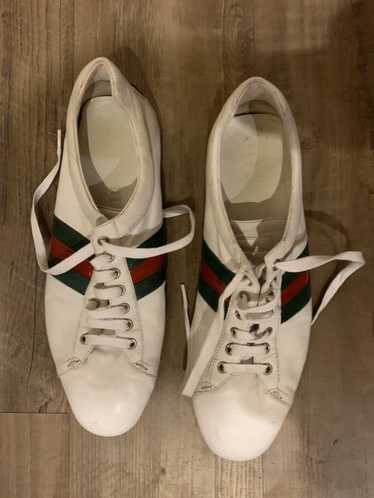 Gucci Barley used, white Gucci vintage shoes