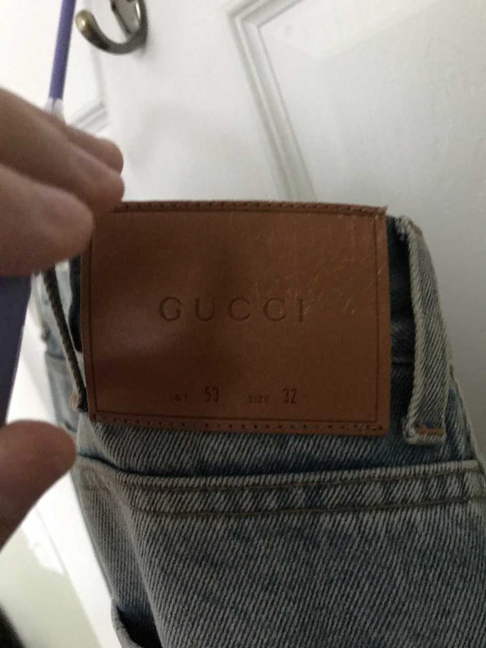 Gucci Gucci Light Blue Washed Denim - image 4