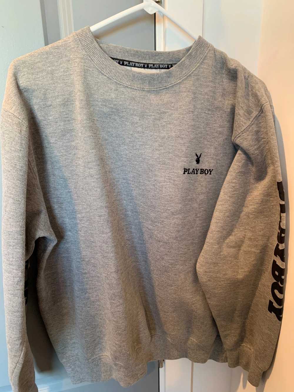 Playboy × Vintage Vintage PLAYBOY Big Logo Sweats… - image 1