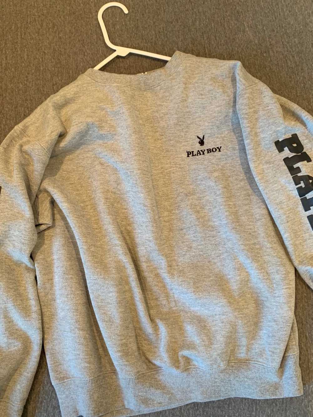 Playboy × Vintage Vintage PLAYBOY Big Logo Sweats… - image 2