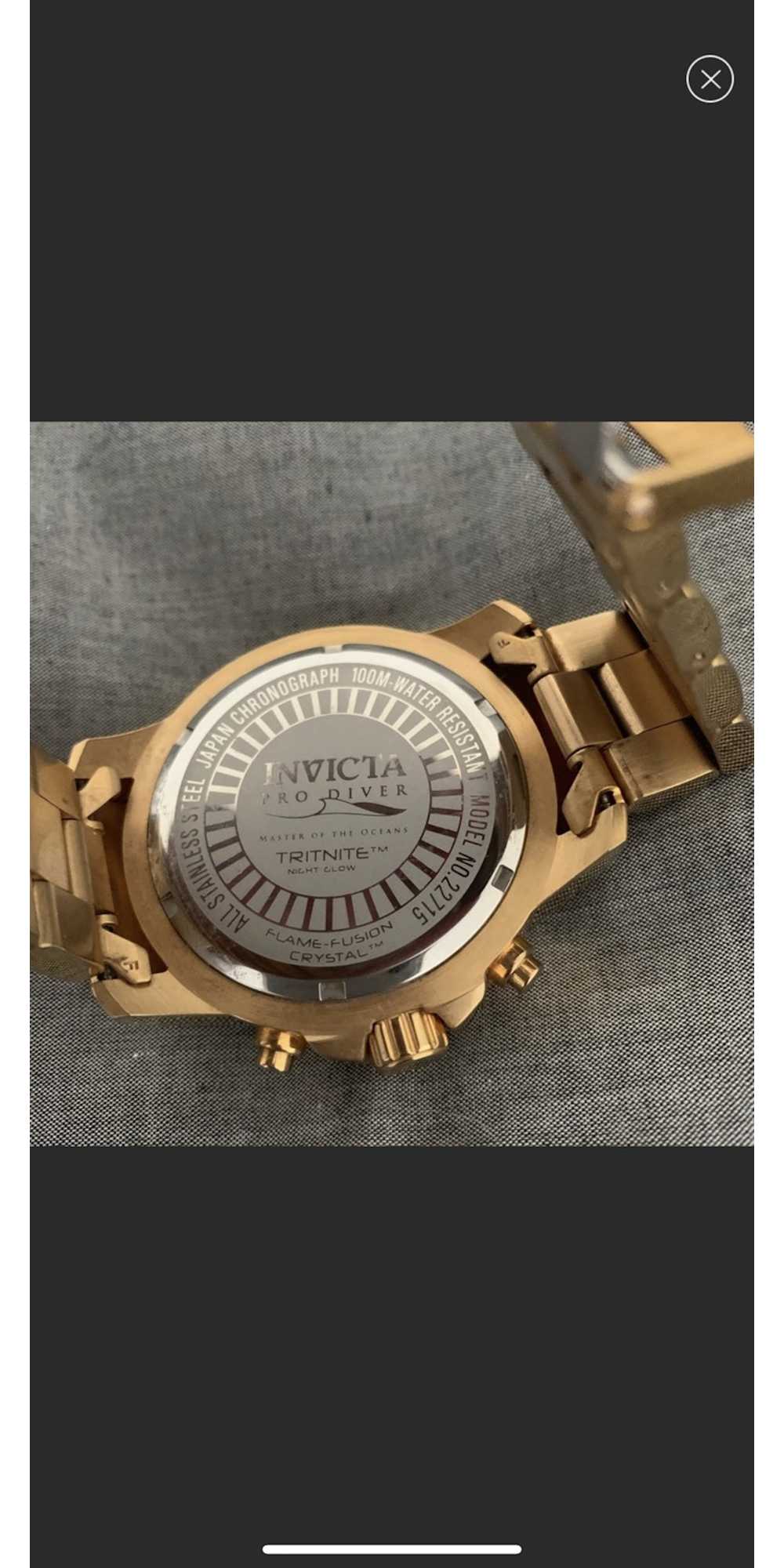 Invicta Invicta Gold Watch - image 3