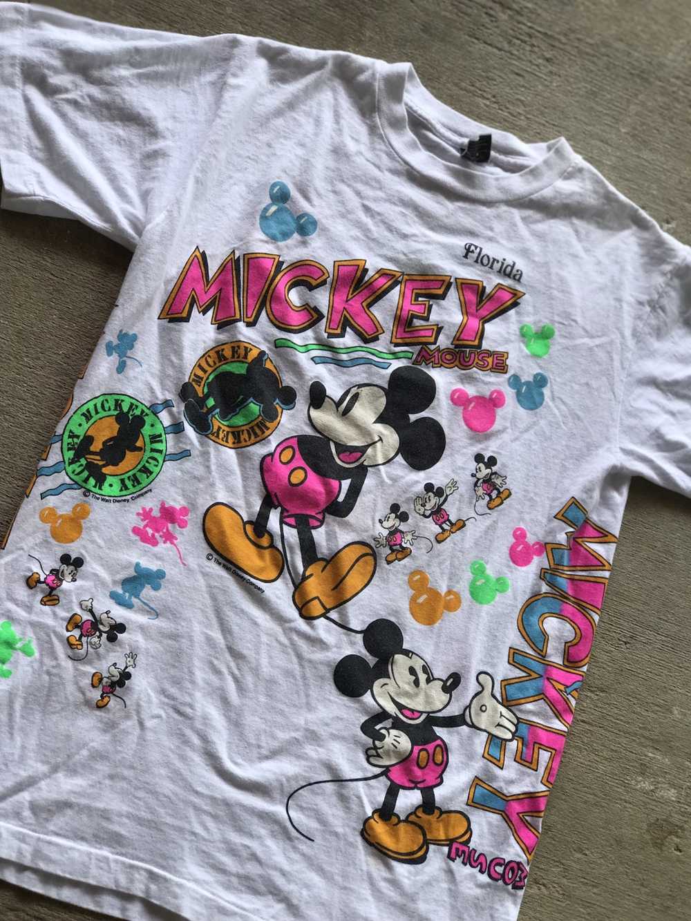 Disney Vintage Mickey Mouse All Over Print - image 1