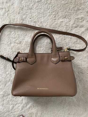 Burberry Burberry Small Banner Leather Tote