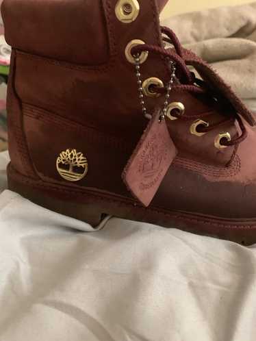 Timberland cheap glancy burgundy