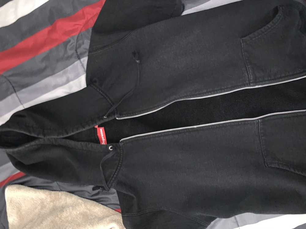 Supreme Supreme Black Zip-Up Hoody - image 10