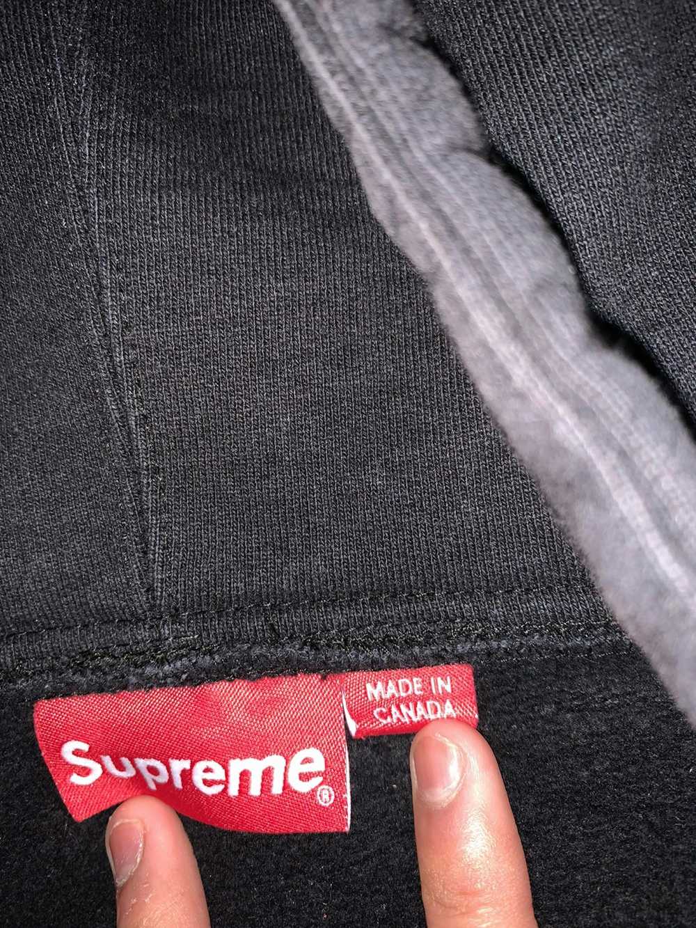 Supreme Supreme Black Zip-Up Hoody - image 12