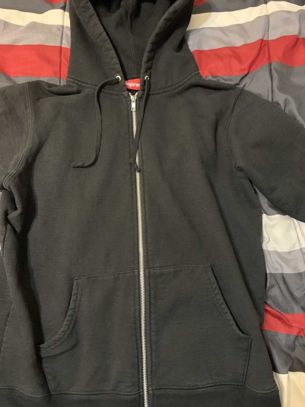 Supreme Supreme Black Zip-Up Hoody - image 4