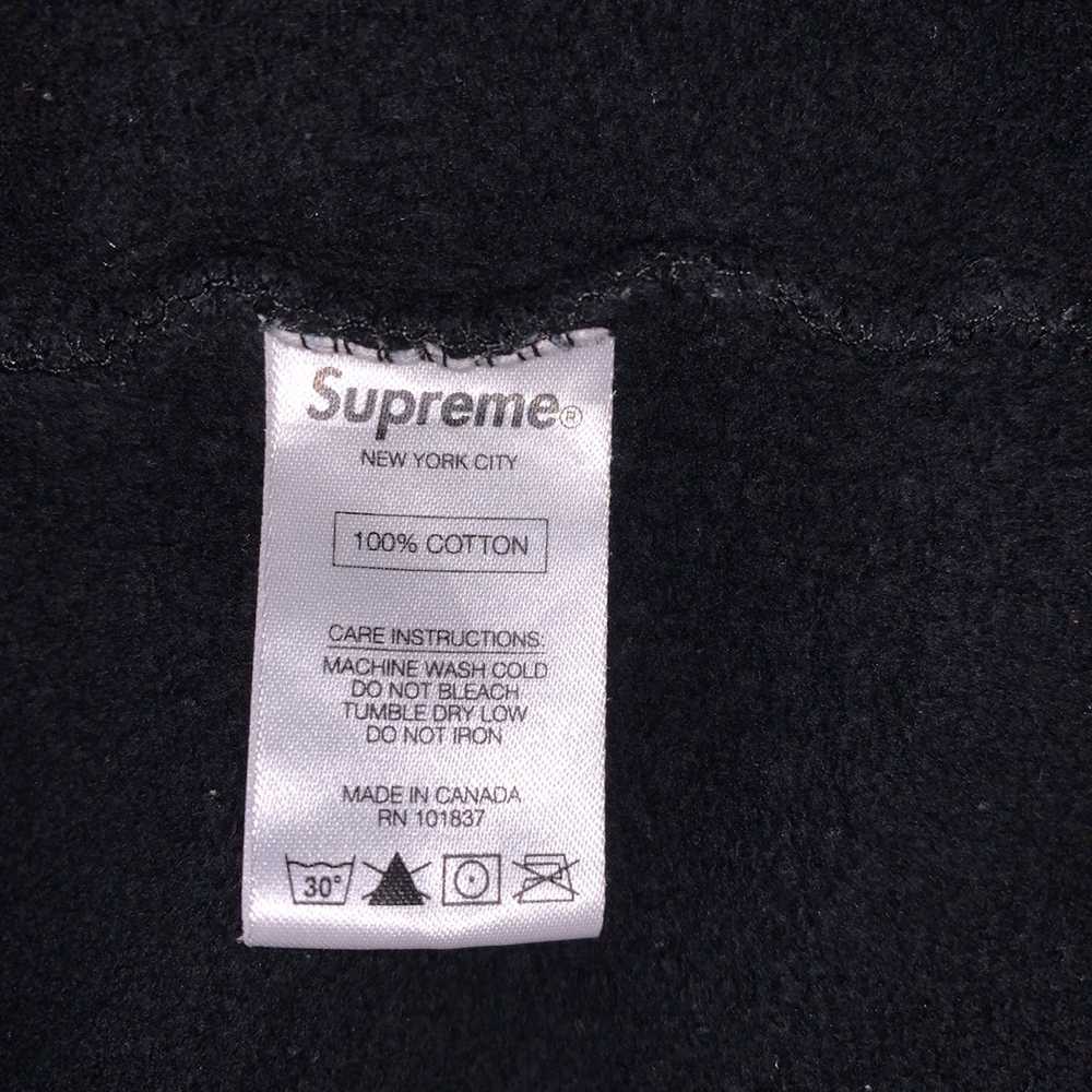 Supreme Supreme Black Zip-Up Hoody - image 6