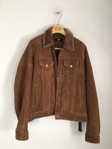 Amiri $3900 FW2019 AMIRI SHEARLING Lined Leather O