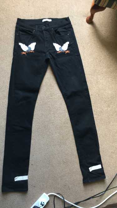 Off-White Off-White stripe/eagle denim