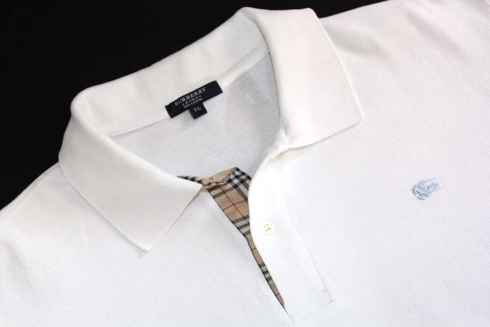 Burberry Burberry White Polo With Check Color - image 2