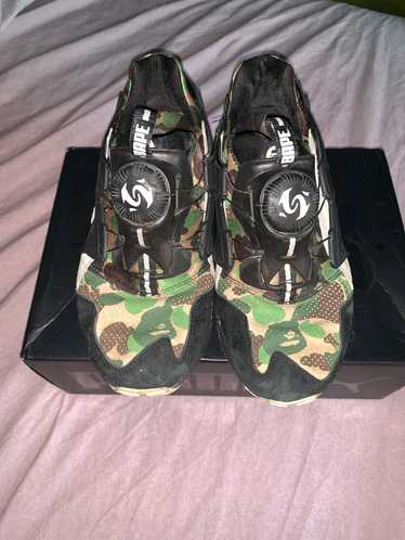 Bape × Puma Puma x Bape Disc Blaze Camo Sneaker