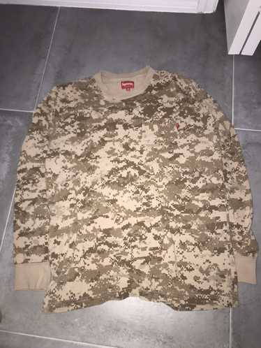 Factory Supreme Desert Camo Pocket Tee Used