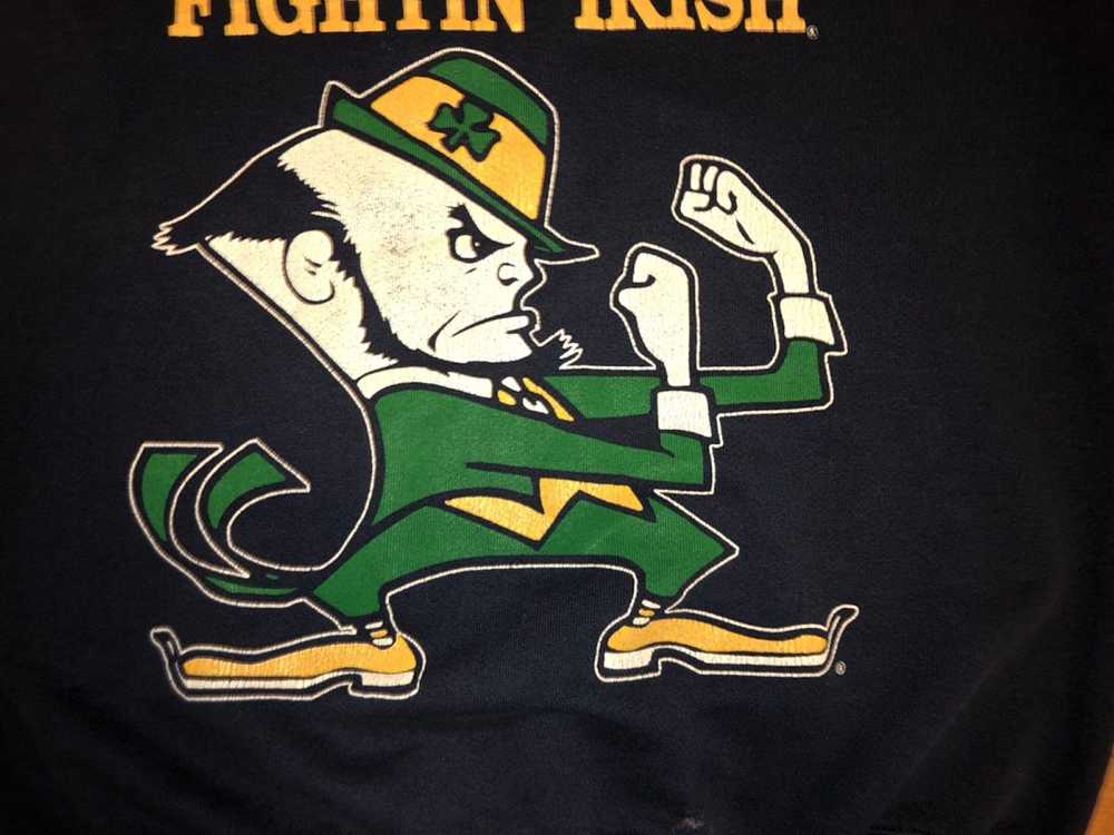 Vintage Vintage Notre Dame Fighting Irish Crewnec… - image 3