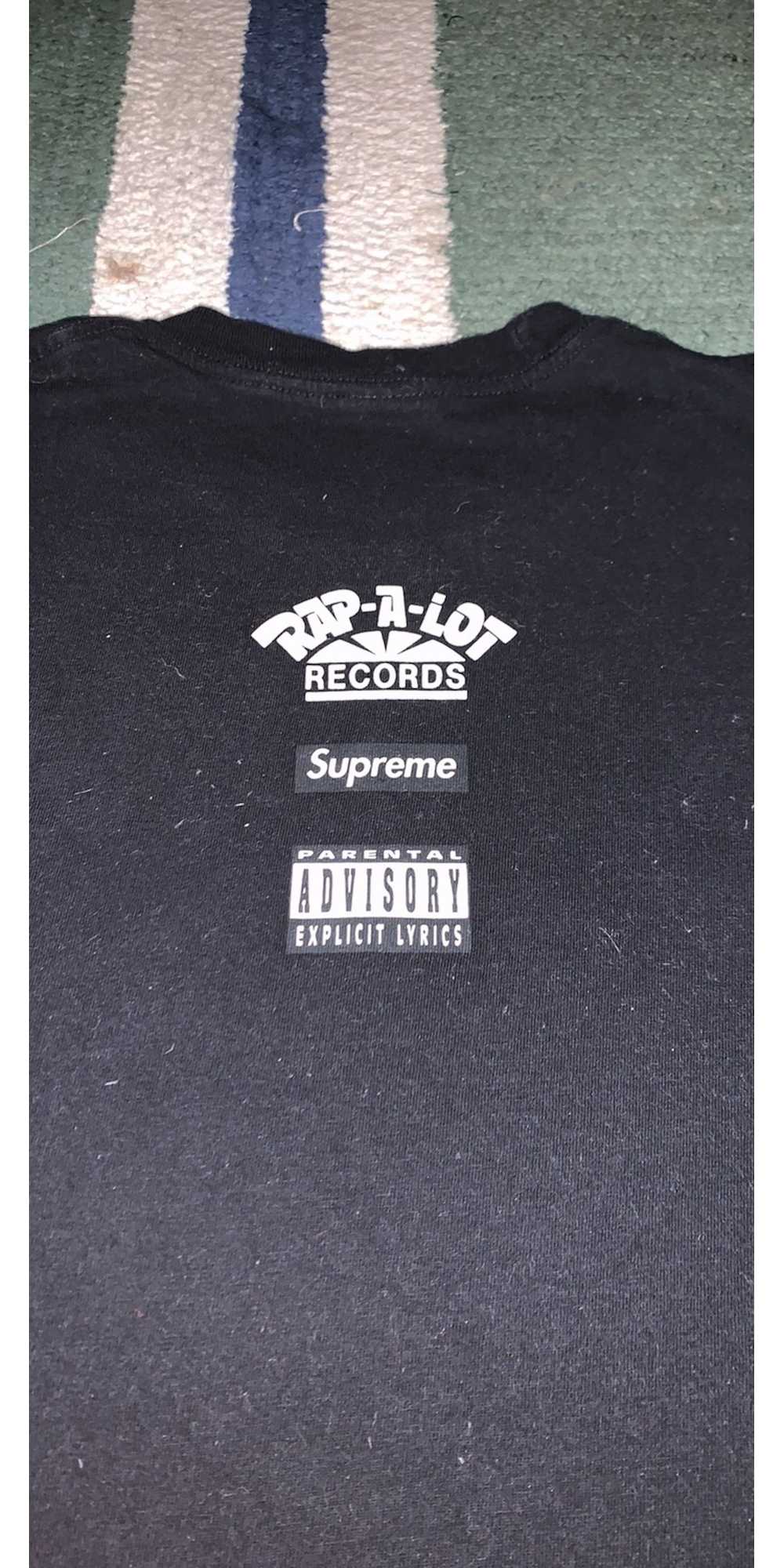 Supreme Rap A Lot Records Tee Black Size L SS17 T-Shirt Mob Ties