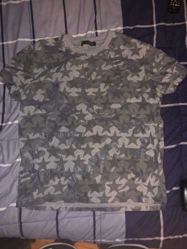 Valentino Valentino grey star camo t shirt