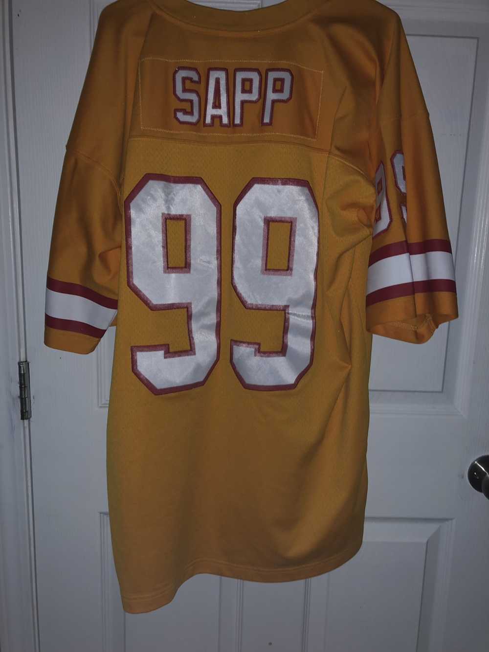 Mitchell & Ness 1995 WARREN SAPP #99 Tampa Bay Bu… - image 2