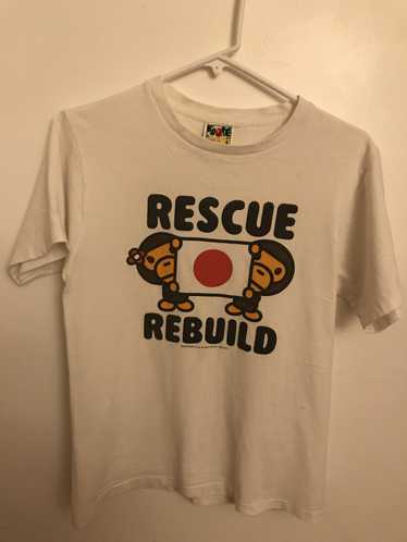 Bape Rescue and Rebuild Japan Tsunami Relief Tee