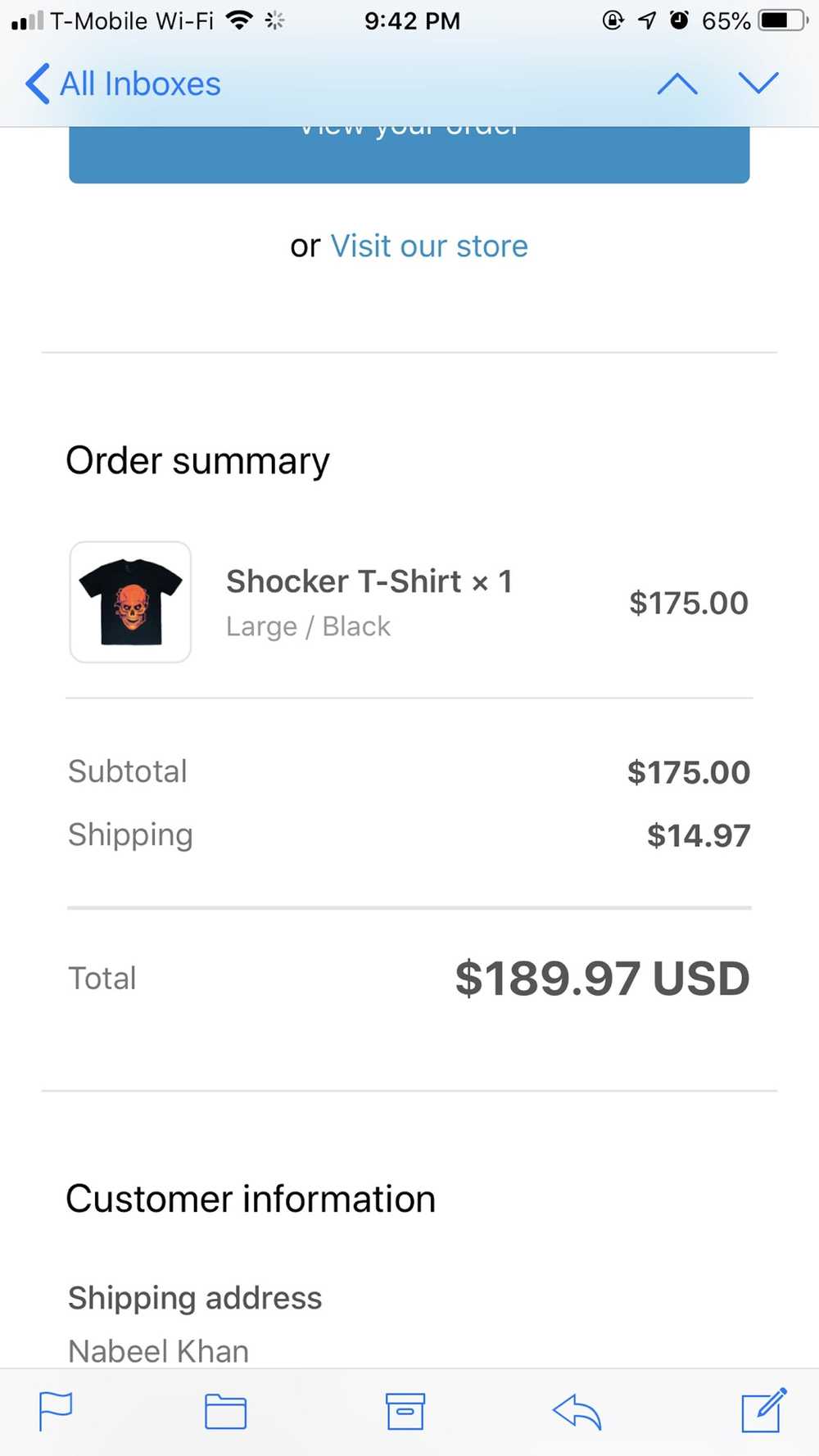 Vlone Shocker T-Shirt - image 1