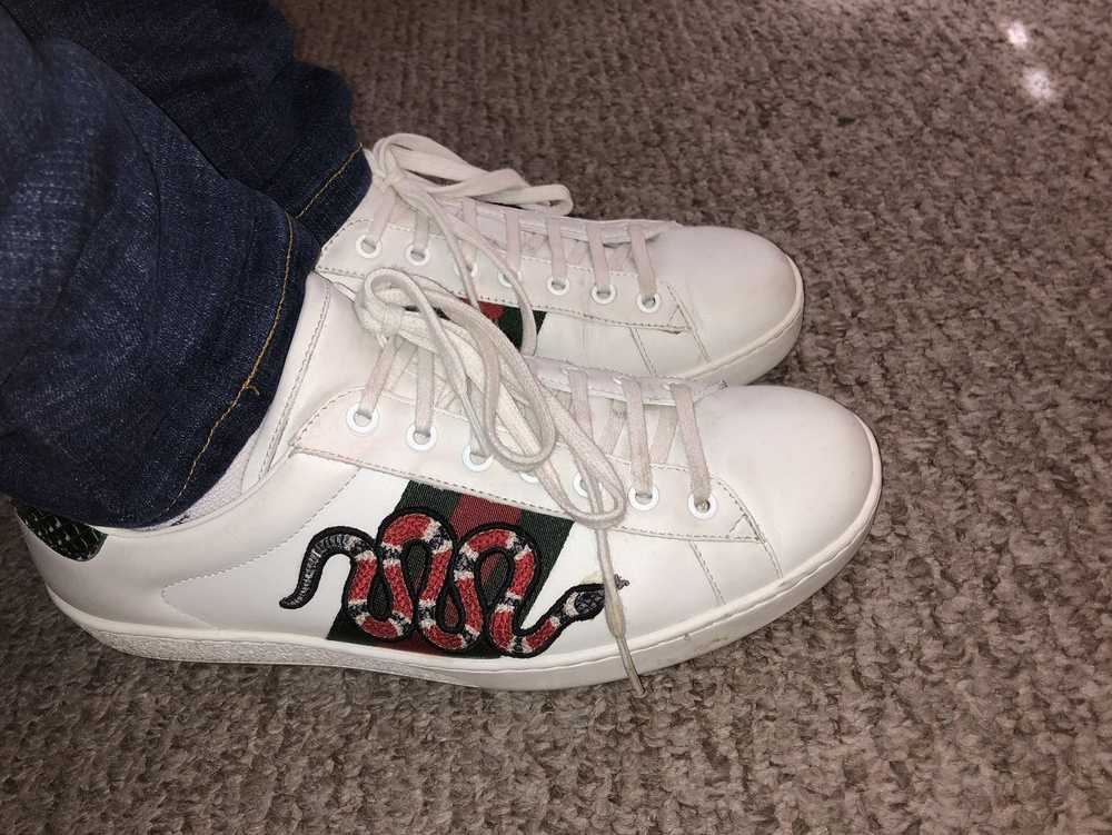 Gucci Gucci Ace embroidered sneaker - image 4