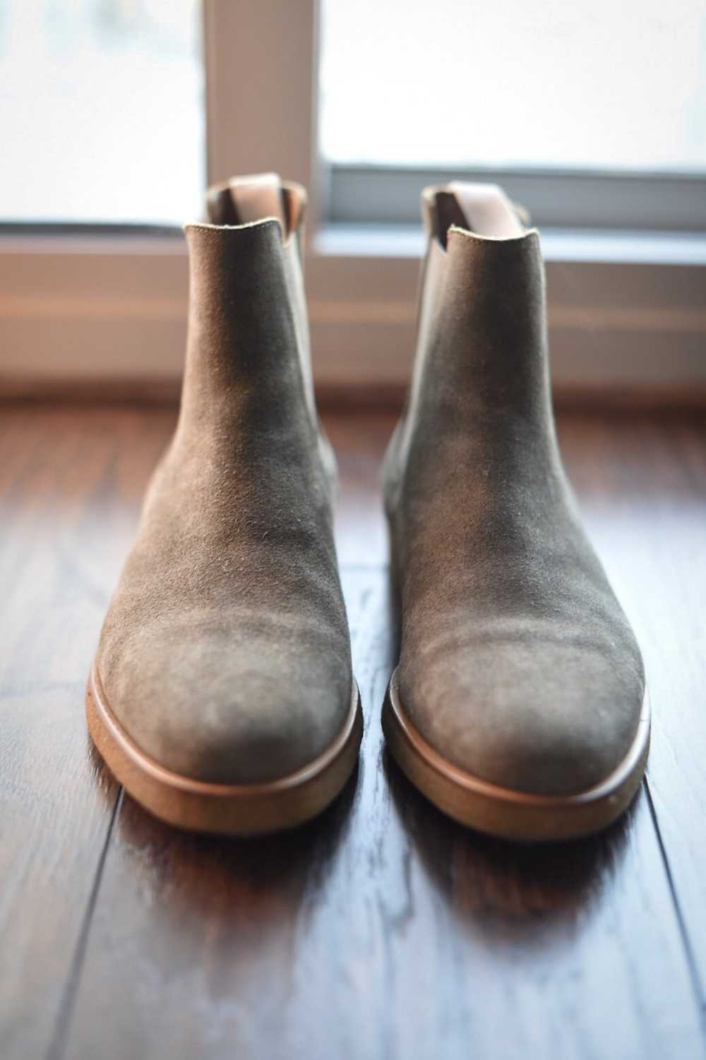 Common Projects Suede Chelsea Boot Olive/Dk Green - image 2