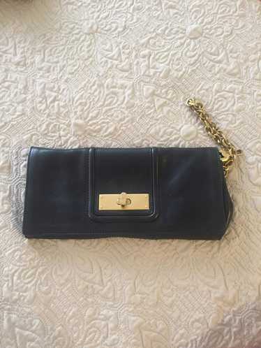 Escada Black Leather Clutch - image 1