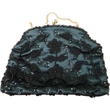 GLITTERING Vintage Beaded Handbag,Clutch Purse,Ha… - image 1