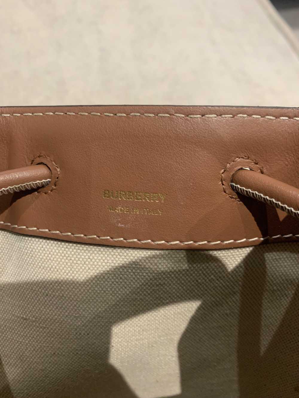 Product Details Burberry Ivory Mini Bucket Bag - image 8