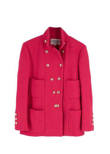 Managed by hewi Chanel Hot Pink Tweed Double Breas