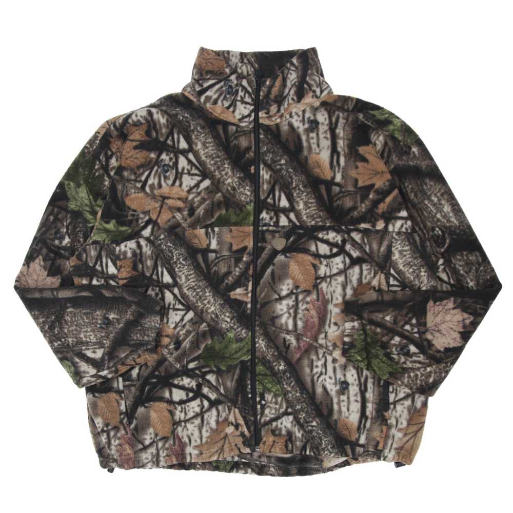 Mens Wood'N Trail Full Zip Forest Camo Fleece Jac… - image 1