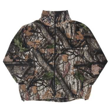 Mens Wood'N Trail Full Zip Forest Camo Fleece Jac… - image 1