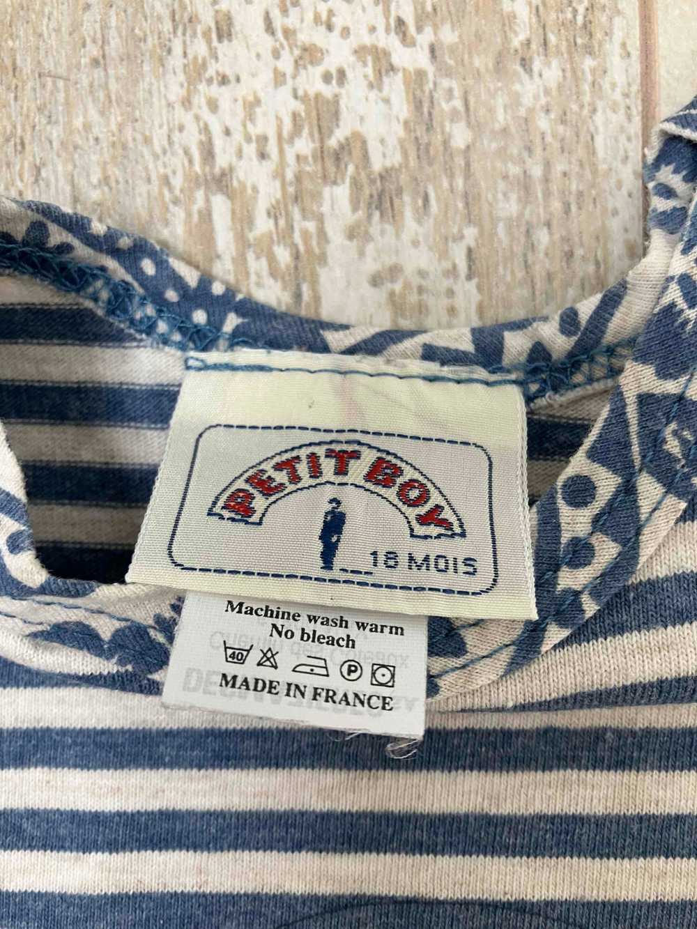 Cotton dress - Little boy striped dress Made in F… - image 3