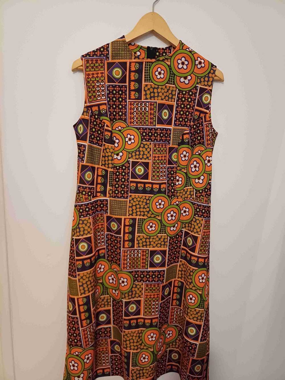 70's dress - 70s dress zipper at the back Removab… - image 3