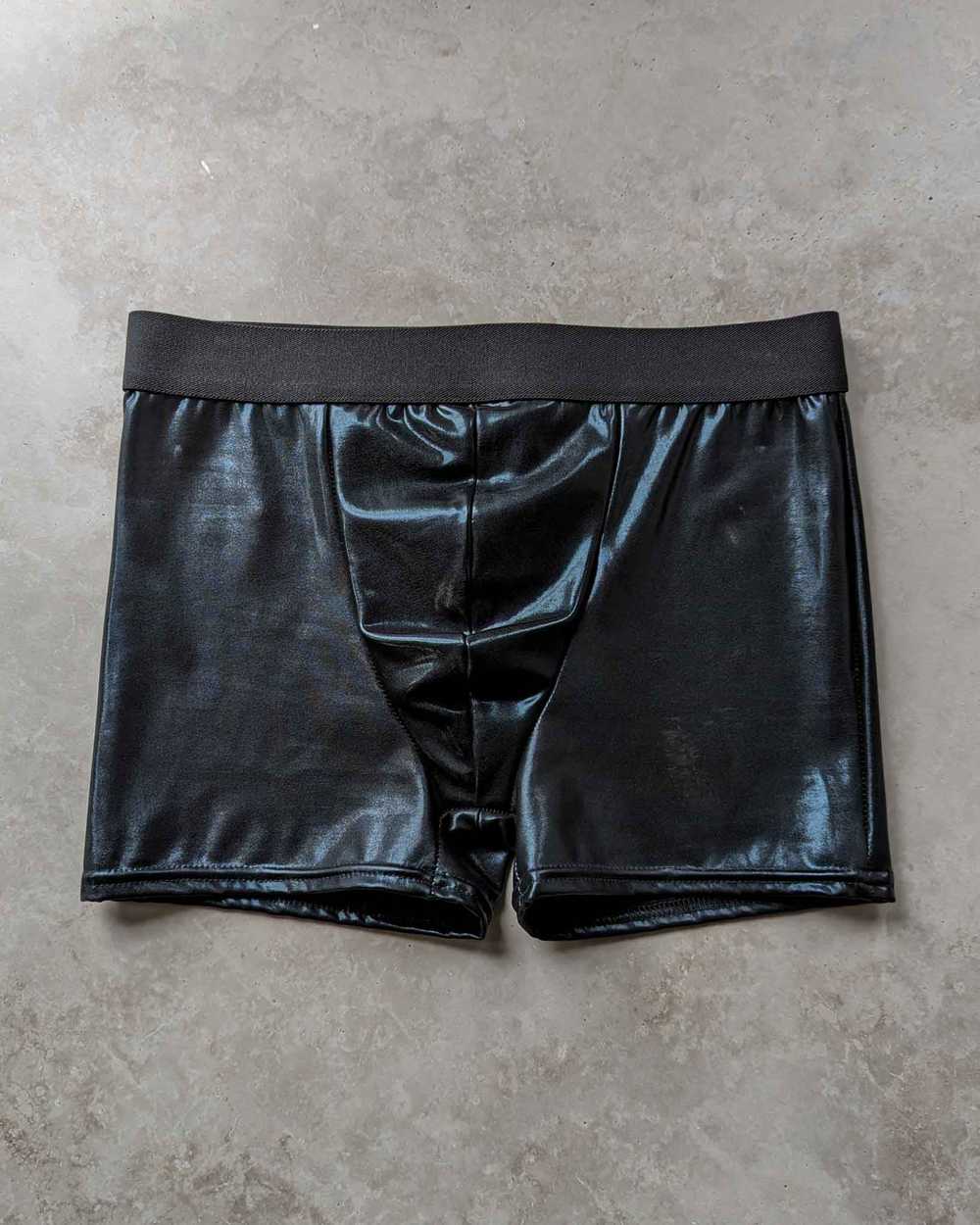 90s Catherine Coatney Wet Look Boxers - image 5