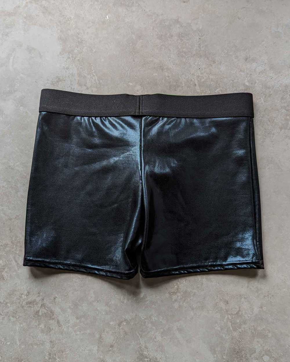 90s Catherine Coatney Wet Look Boxers - image 7