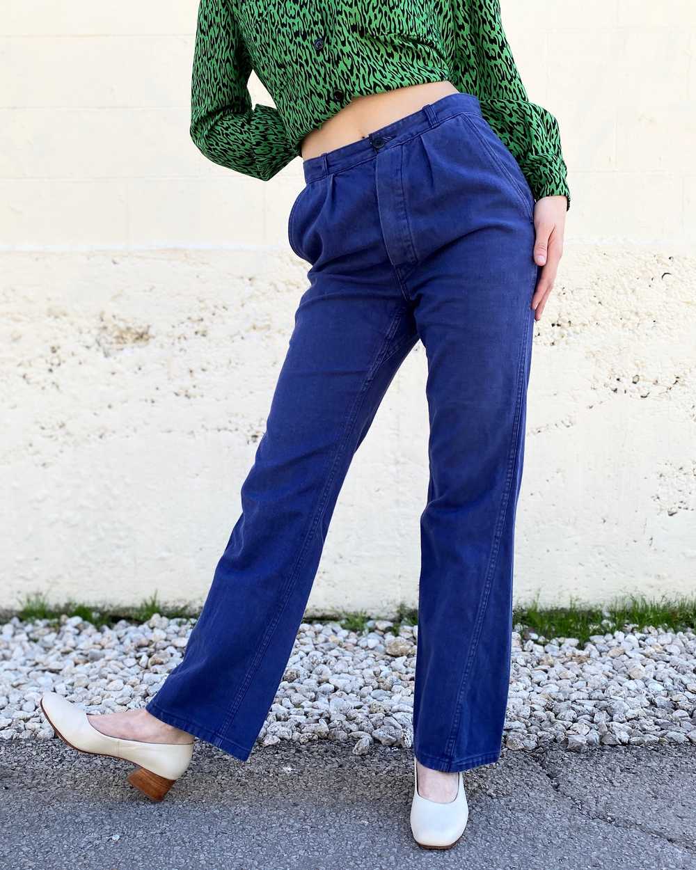 Lapis French Workwear Pants - image 3