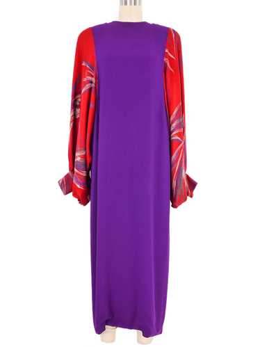 Maruscha Two Tone Balloon Sleeve Dress - image 1