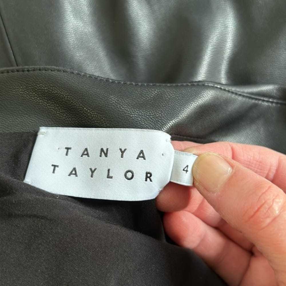Tanya Taylor Vegan leather mid-length dress - image 10