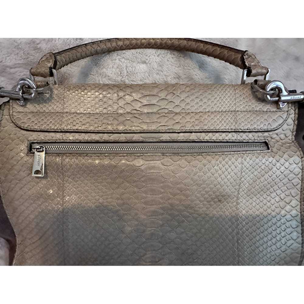 Celine Trapèze python handbag - image 2