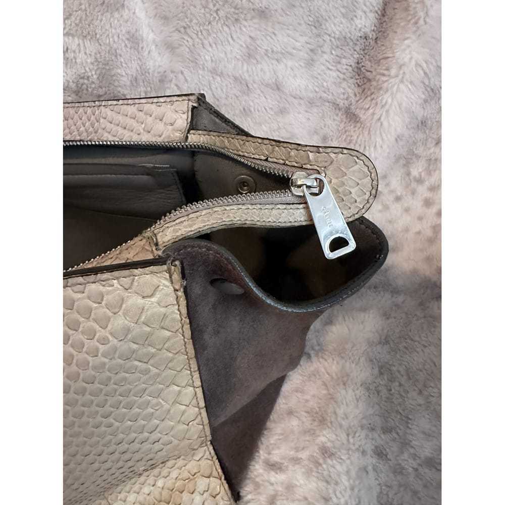 Celine Trapèze python handbag - image 4