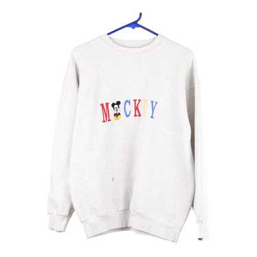 Mickey Unbranded Embroidered Sweatshirt - XL Grey… - image 1