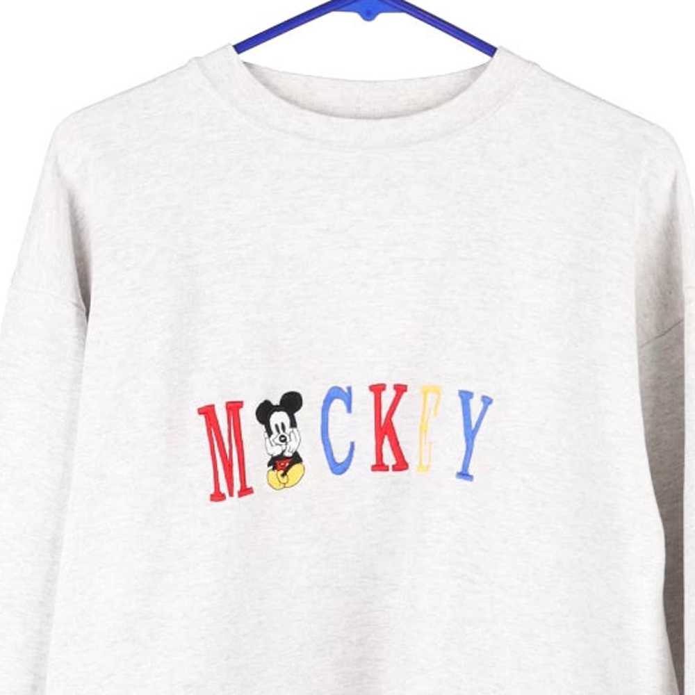 Mickey Unbranded Embroidered Sweatshirt - XL Grey… - image 3