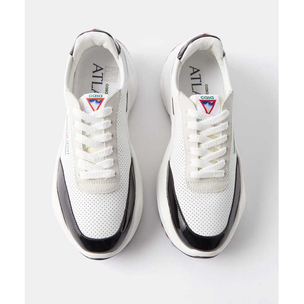 Casablanca Leather low trainers - image 2