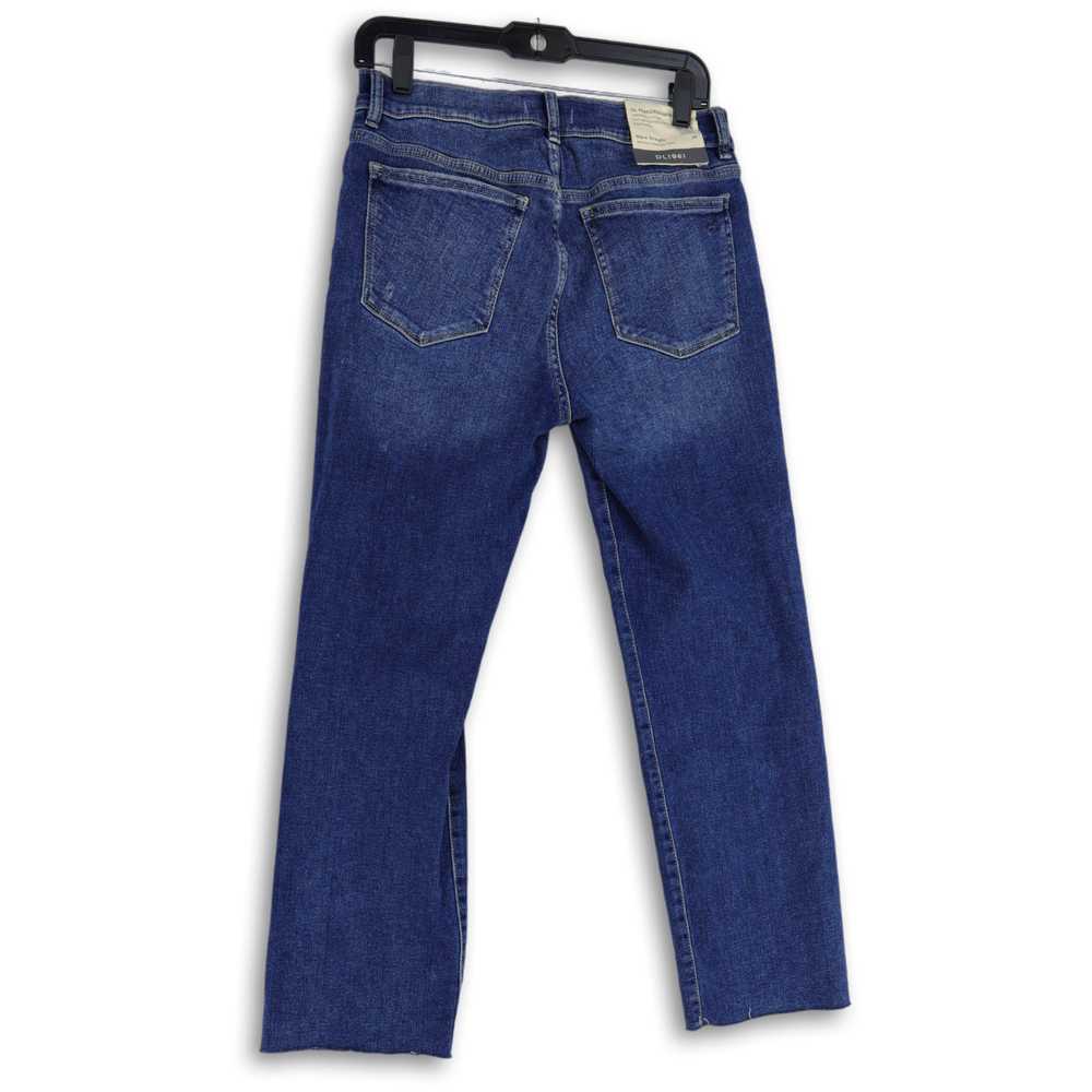 DL1961 NWT Womens Blue Denim Mid Rise Medium Wash… - image 2